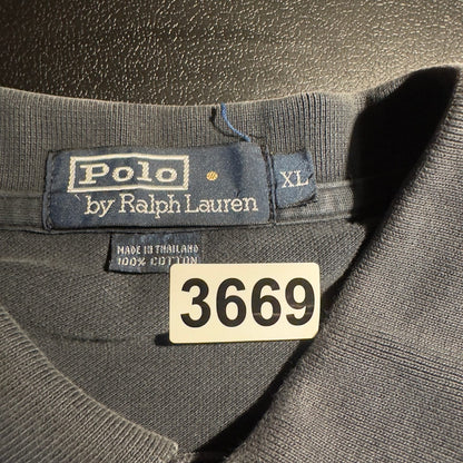 Polo Ralph Lauren Black Polo Mens XL Cotton