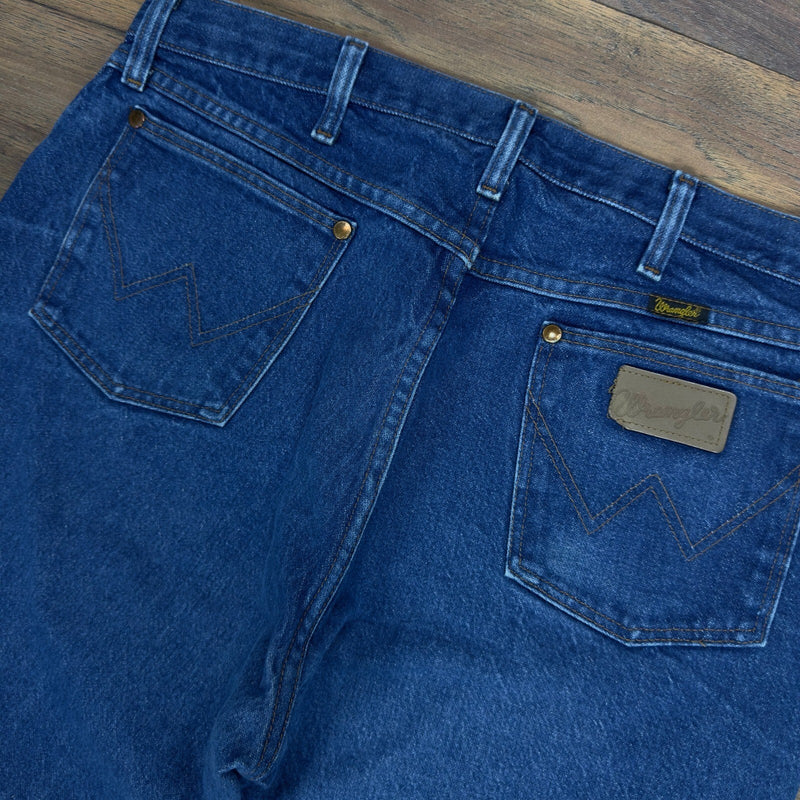 Wrangler Cowboy Cut Mens Jeans 35x32 Indigo Original Fit