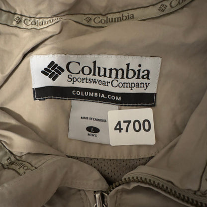 Columbia Jacket Mens L Tan Full Zip Gorpcore