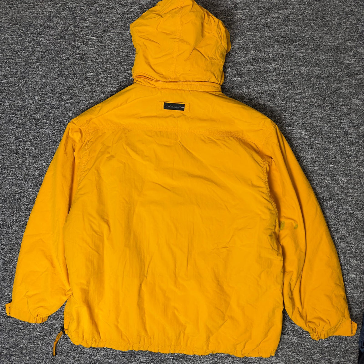 Eddie Bauer Pullover Anorak Mens L Yellow Gorpcore