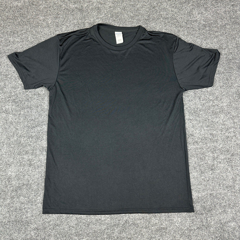 Gildan 42000 Performance T-Shirt Mens L Black Blank NWT