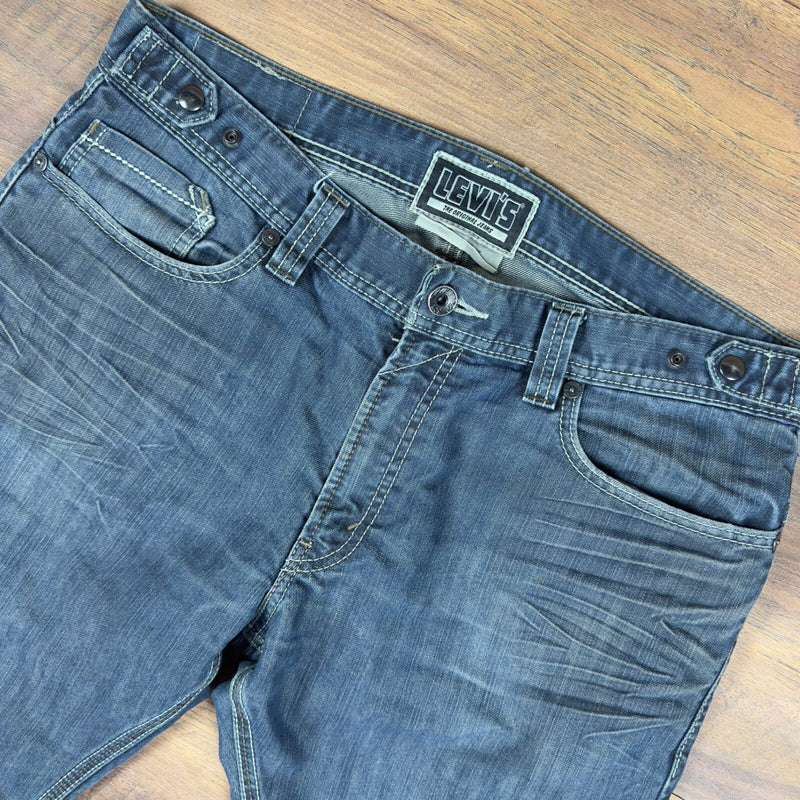 Levis 514 Slim Straight Jeans Mens 36x30 Blue Medium Wash