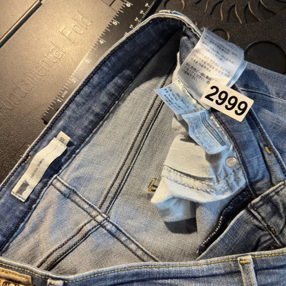 Levi's Mid Rise Skinny Jeans Womens 10 Blue Denim