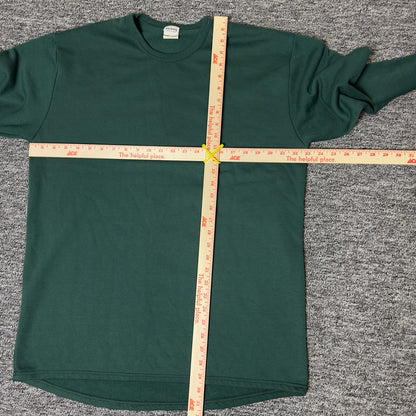 Wickers Thermal Crewneck Long Sleeve Mens Tall L Dark Green
