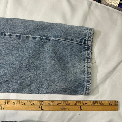 Levi's 505 Regular Fit Jeans Mens 36x36 Light Wash Baggy