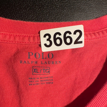 Polo Ralph Lauren Red Tee Mens XL Cotton