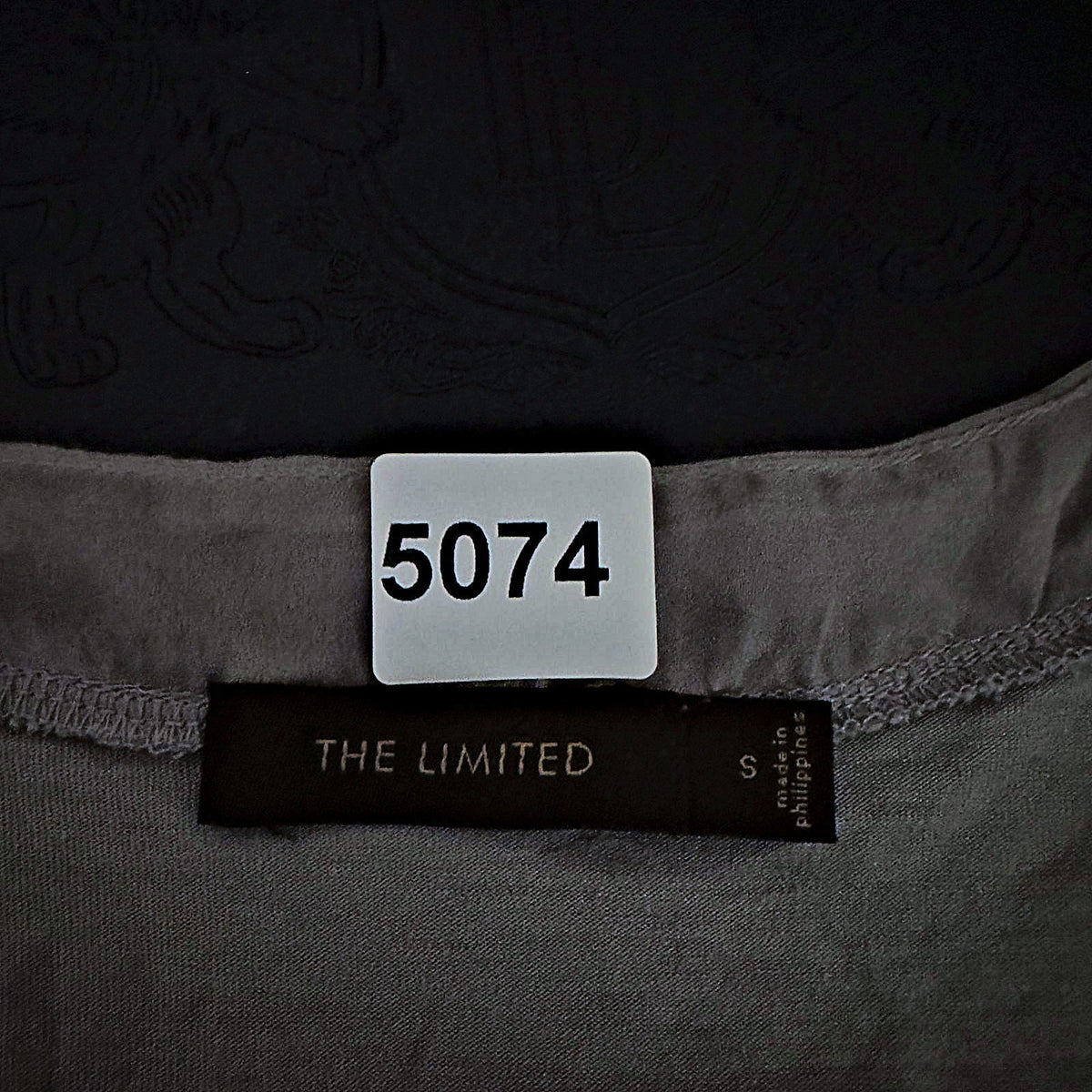 The Limited Flutter Sleeve Top Womens S Gray Minimalist