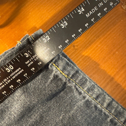 Levis 505 Regular Fit Straight Leg Jeans Men 36x34 Blue