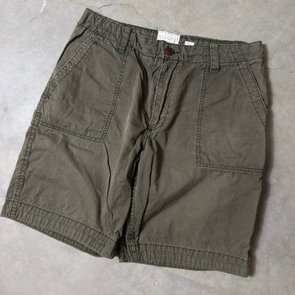 Vintage Aeropostale Cargo Shorts Mens 34 Olive