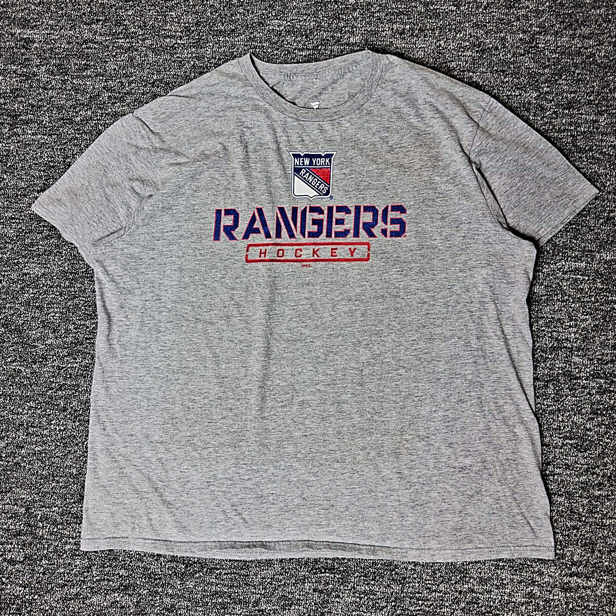 Fanatics New York Rangers Kane Hockey Tee Mens Gray