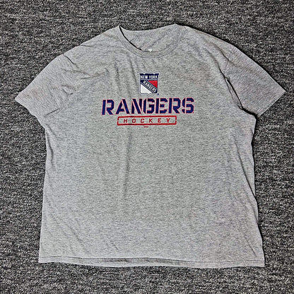 Fanatics New York Rangers Kane Hockey Tee Mens Gray