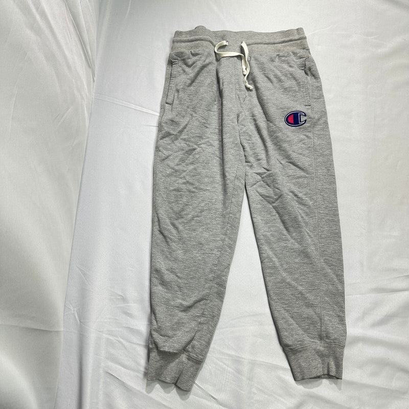 Champion Joggers Large Gray Sweatpants C Logo Men's