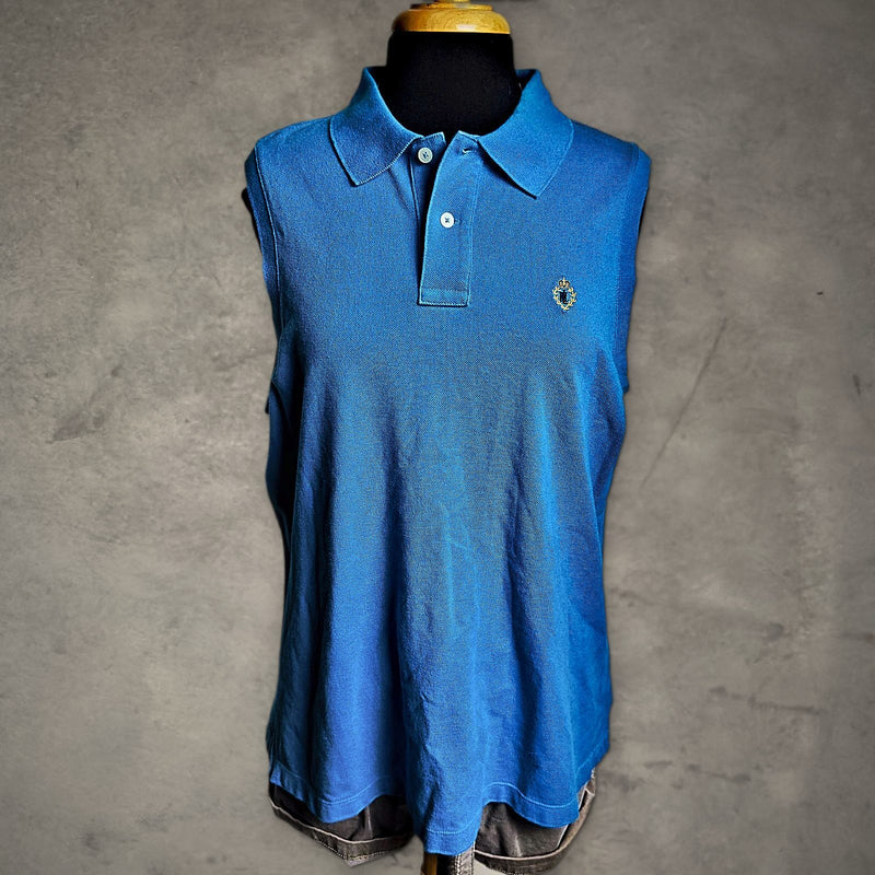 Lauren Ralph Lauren Sleeveless Polo Womens 1X Blue