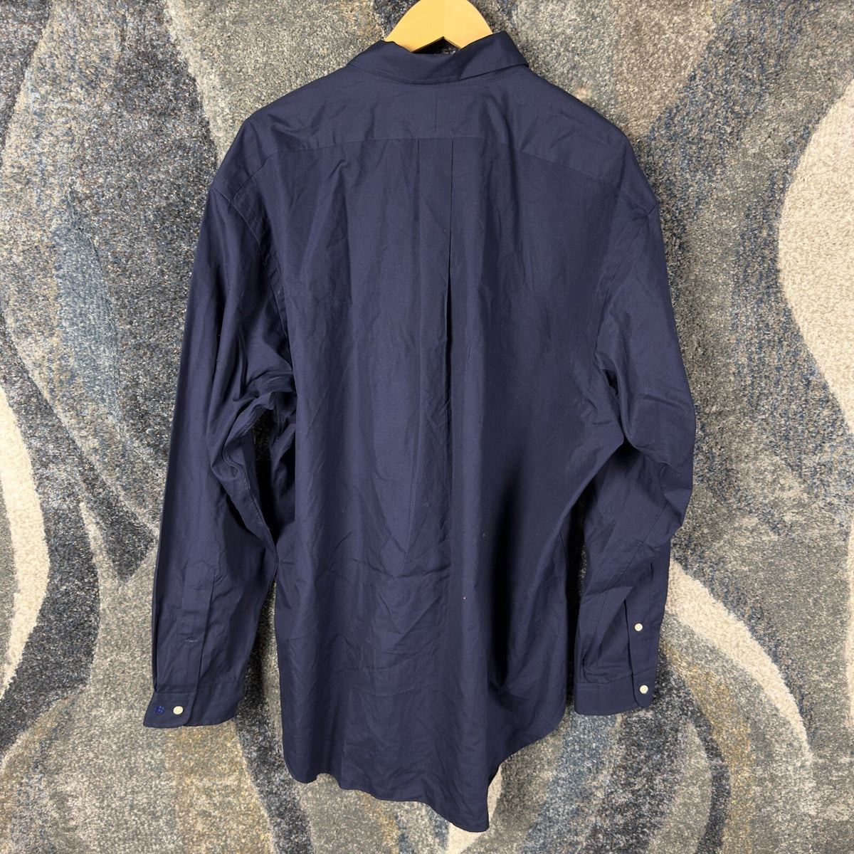 Ralph Lauren Blake Button Down Shirt Mens XL Navy PartyPoker