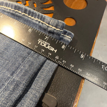 Y2K Vigoss Chelsea Crop Capri Jeans Womens 9/10 Medium Wash
