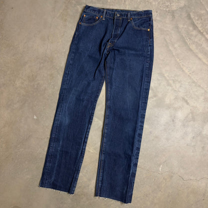 Levi's 501 Original Fit Jeans Mens 36x31 Indigo Blue Straight Baggy Heritage