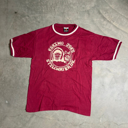 Vintage Signal Sports Eskimo Joes Ringer T Shirt Mens M/L