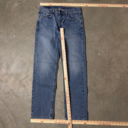 Levi's 505 Straight Jeans Mens 31x30 Medium Wash Classic