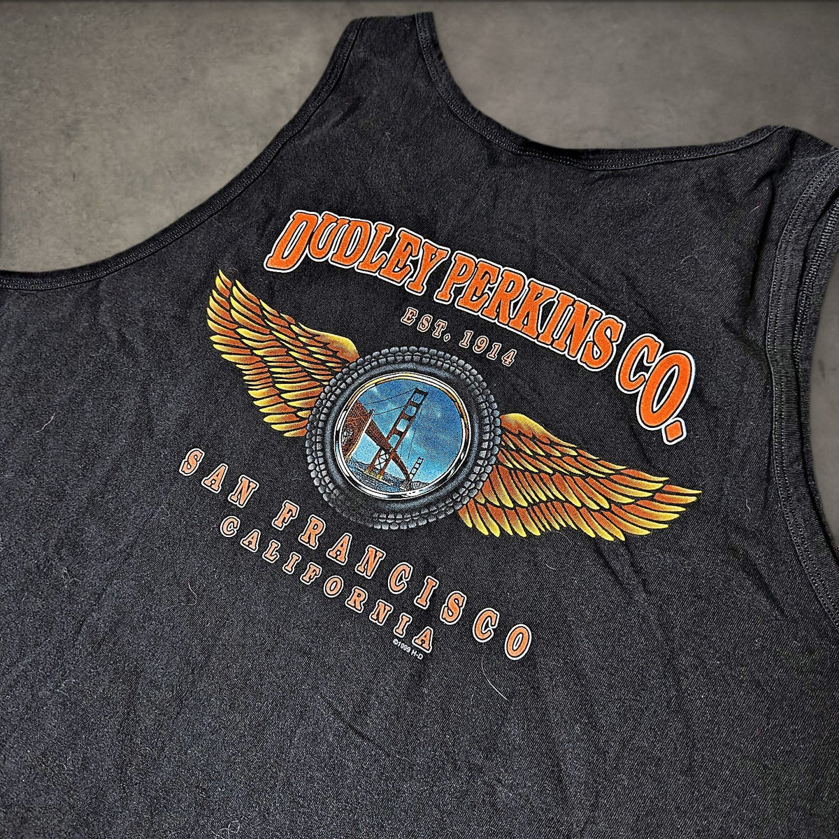 Vintage Harley-Davidson San Francisco Tank Top Mens XL Black
