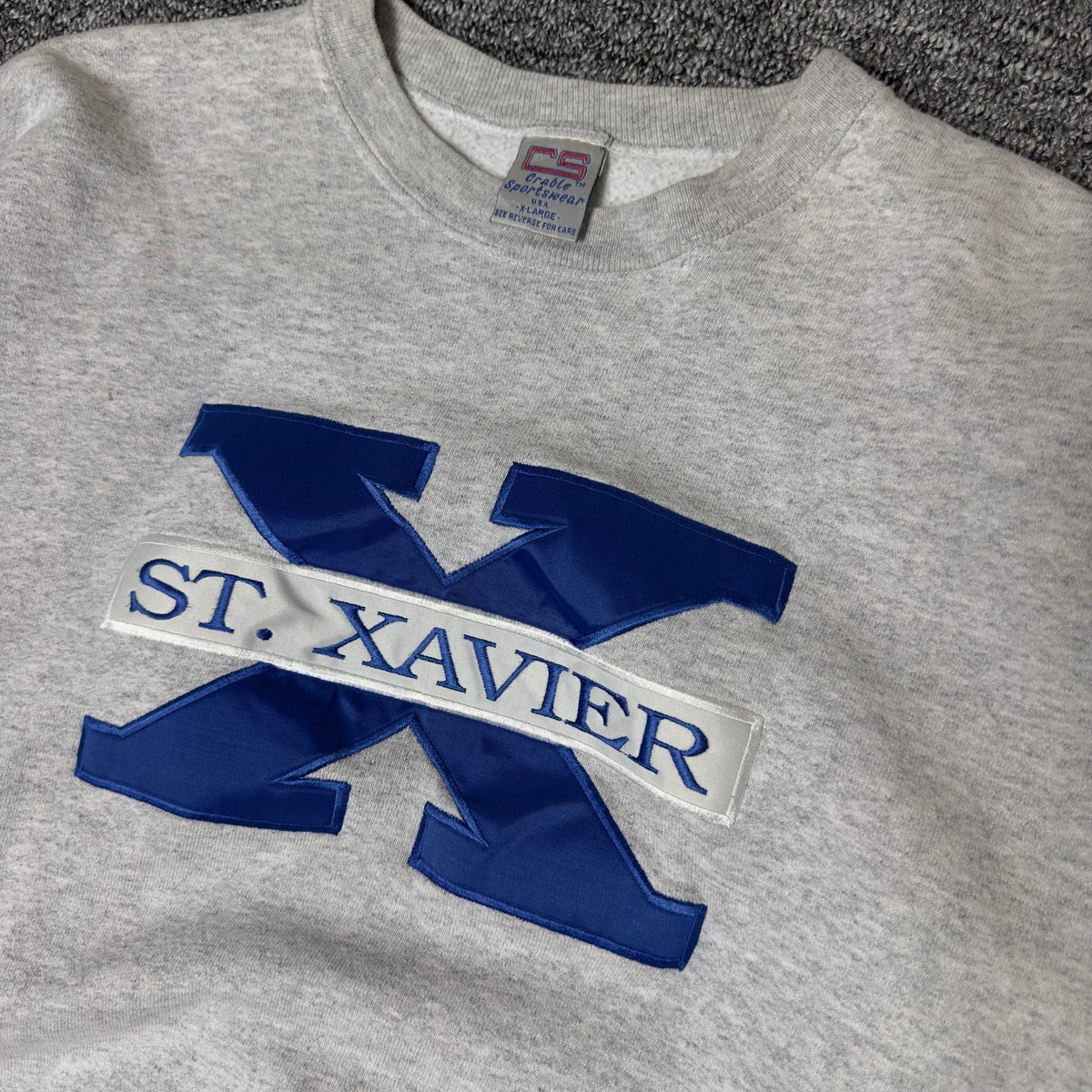 Crable Sportswear St. Xavier Crewneck Sweatshirt Gray XL