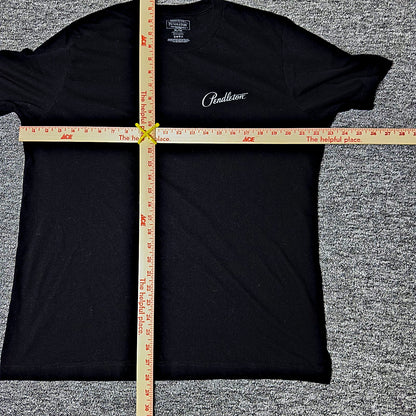 Pendleton Tee Mens XL Black Aztec Graphic Western Cotton
