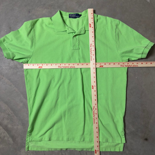 Polo Ralph Lauren Green Polo Mens L Cotton