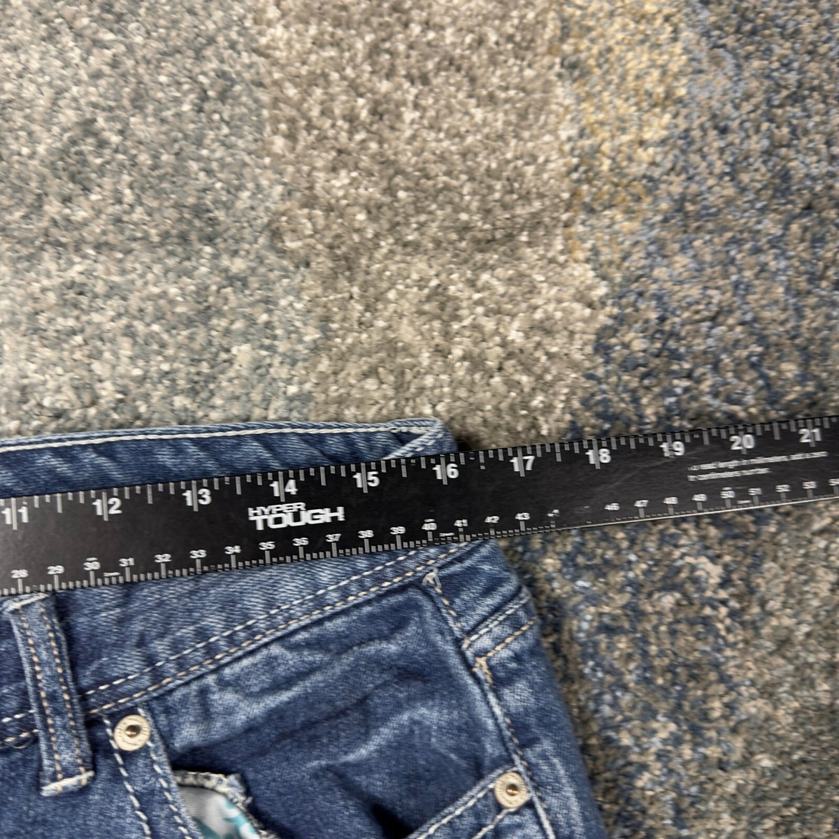 Maurices Womens Bootcut Jeans Medium Wash Embroidered 9/10