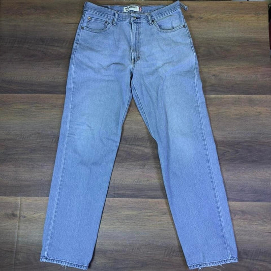 Levi's 550 Relaxed Fit Jeans 36x36 Light Wash Denim