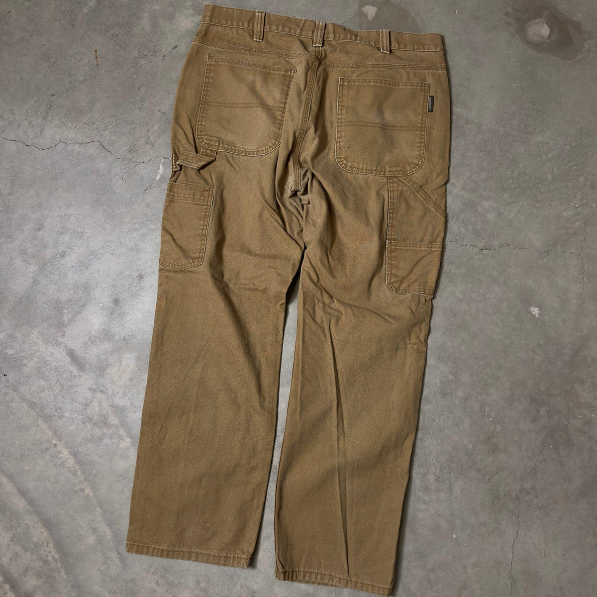 Wolverine Carpenter Pants Mens 38x32 Khaki Workwear