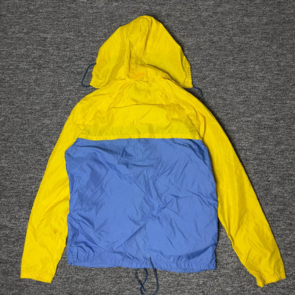 Vintage New Balance Windbreaker Jacket Mens L Yellow Blue