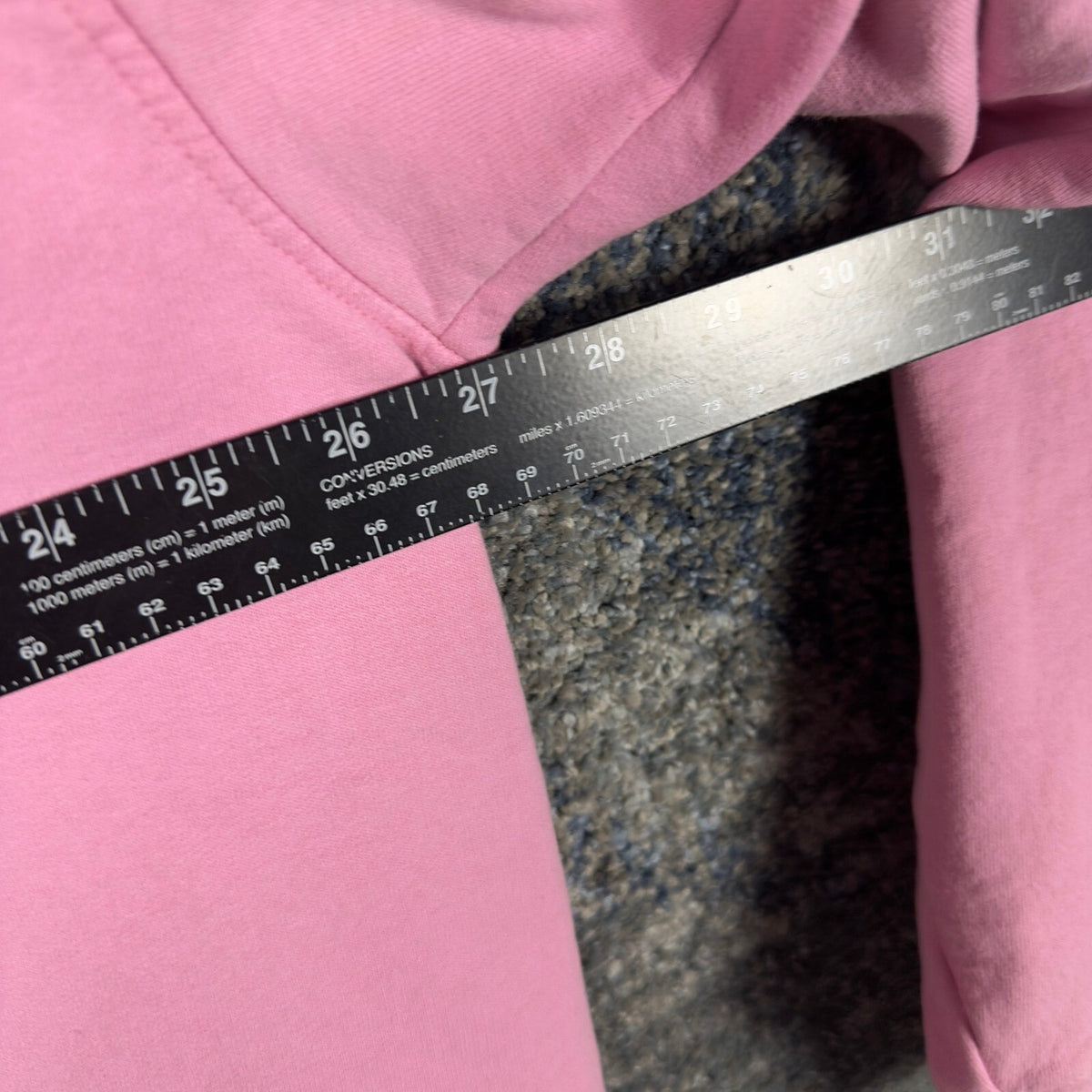 Y2K Champion Hoodie Mens XL Pink Oversized Barbiecore Boxy