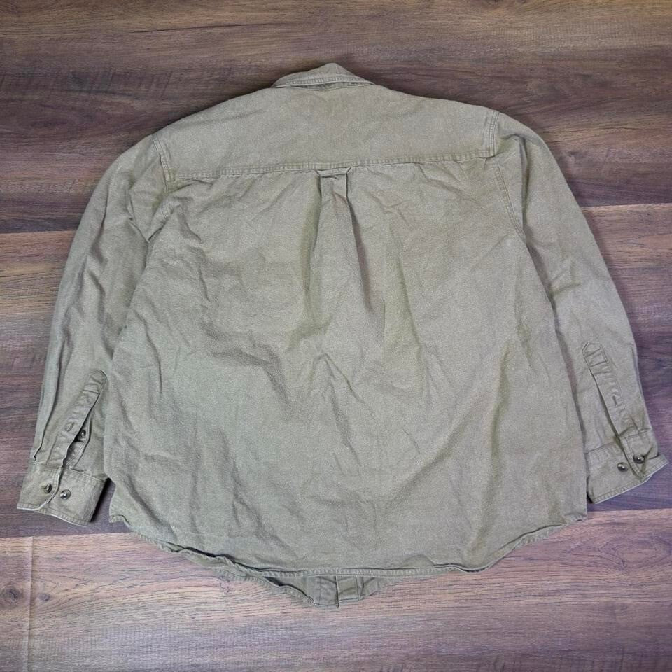 Guide Series Button Up Shirt Mens XL Tan Workwear Rugged
