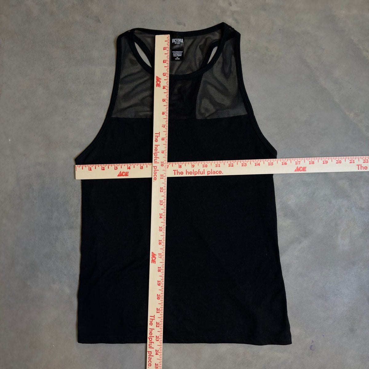 Victoria Sport Racerback Tank Top Womens Size M Black Gym