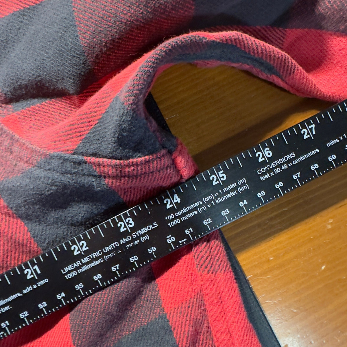 Vintage Fieldmaster Flannel Shirt Mens L Tall Red Buffalo