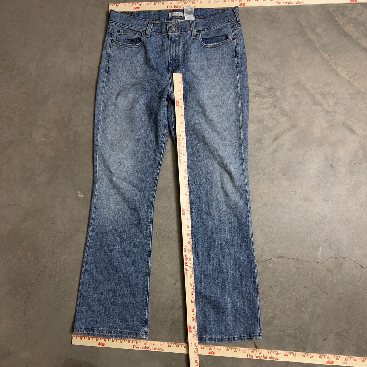 Levi's 515 Bootcut Jeans Womens 12M Light Wash