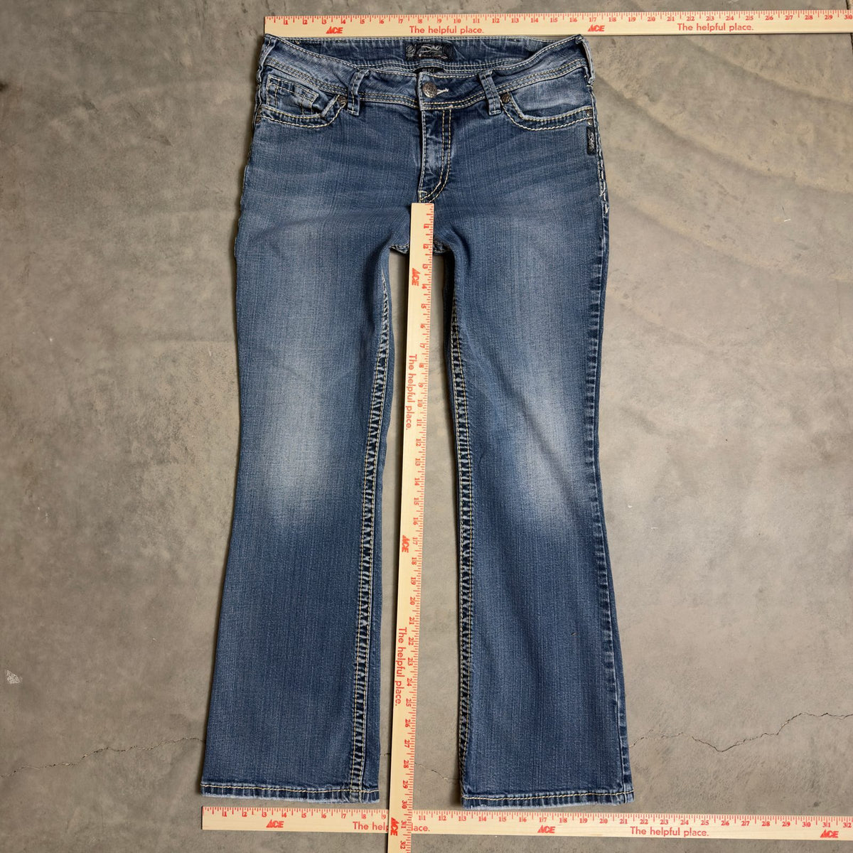Silver Jeans Suki Baggy Bootcut Womens W38 L32