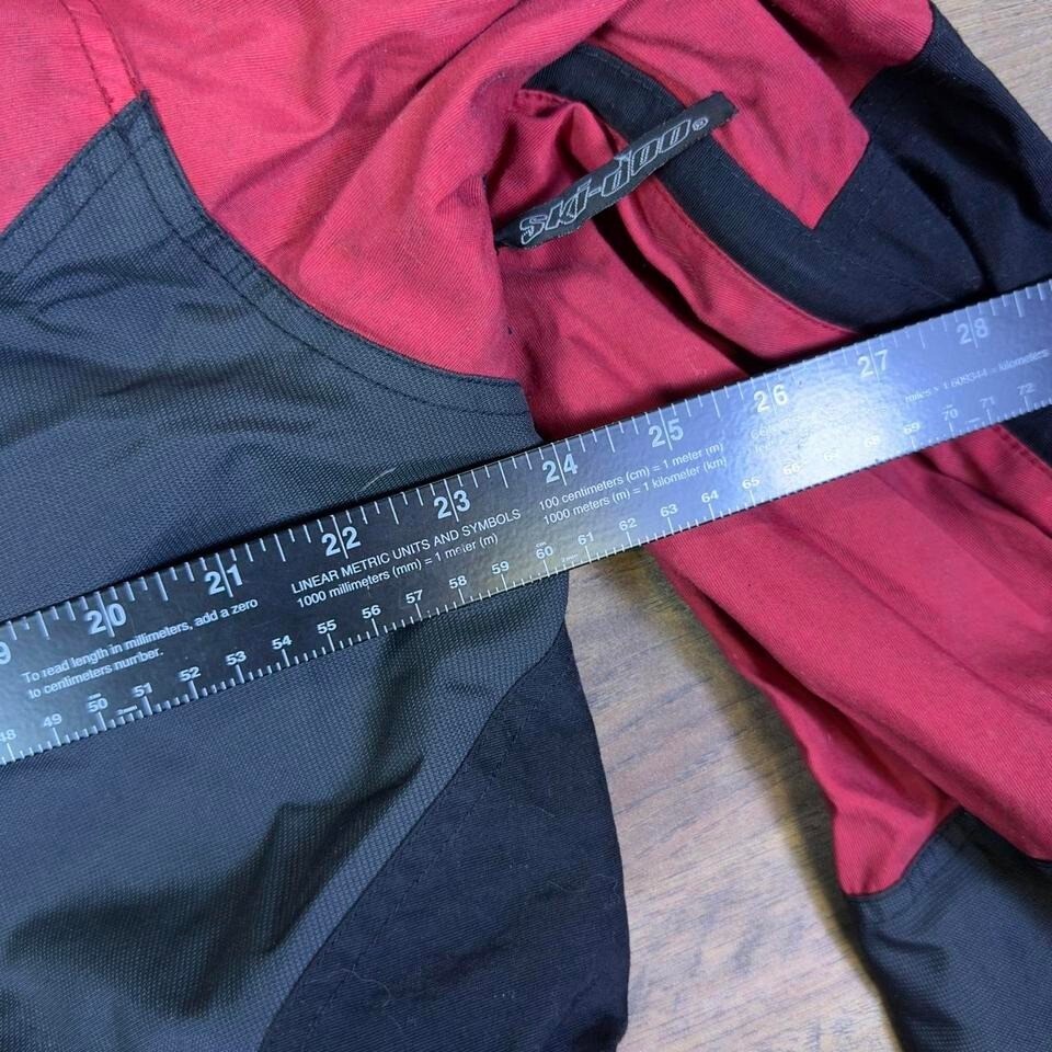Vintage Ski-Doo Snowmobile Jacket Mens L Red Black