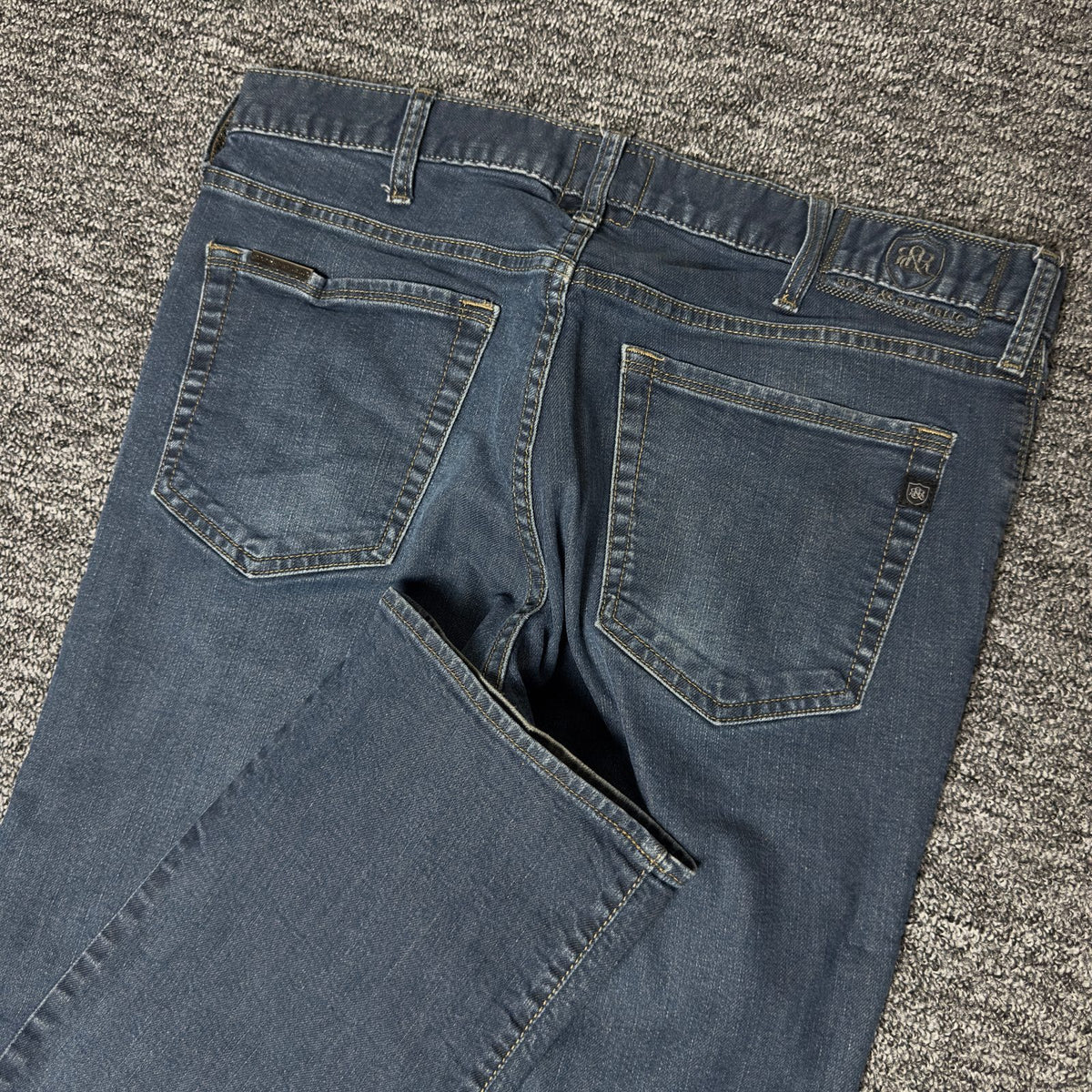 Rock & Republic Bootcut Jeans Mens 36x34 Medium Blue Wash