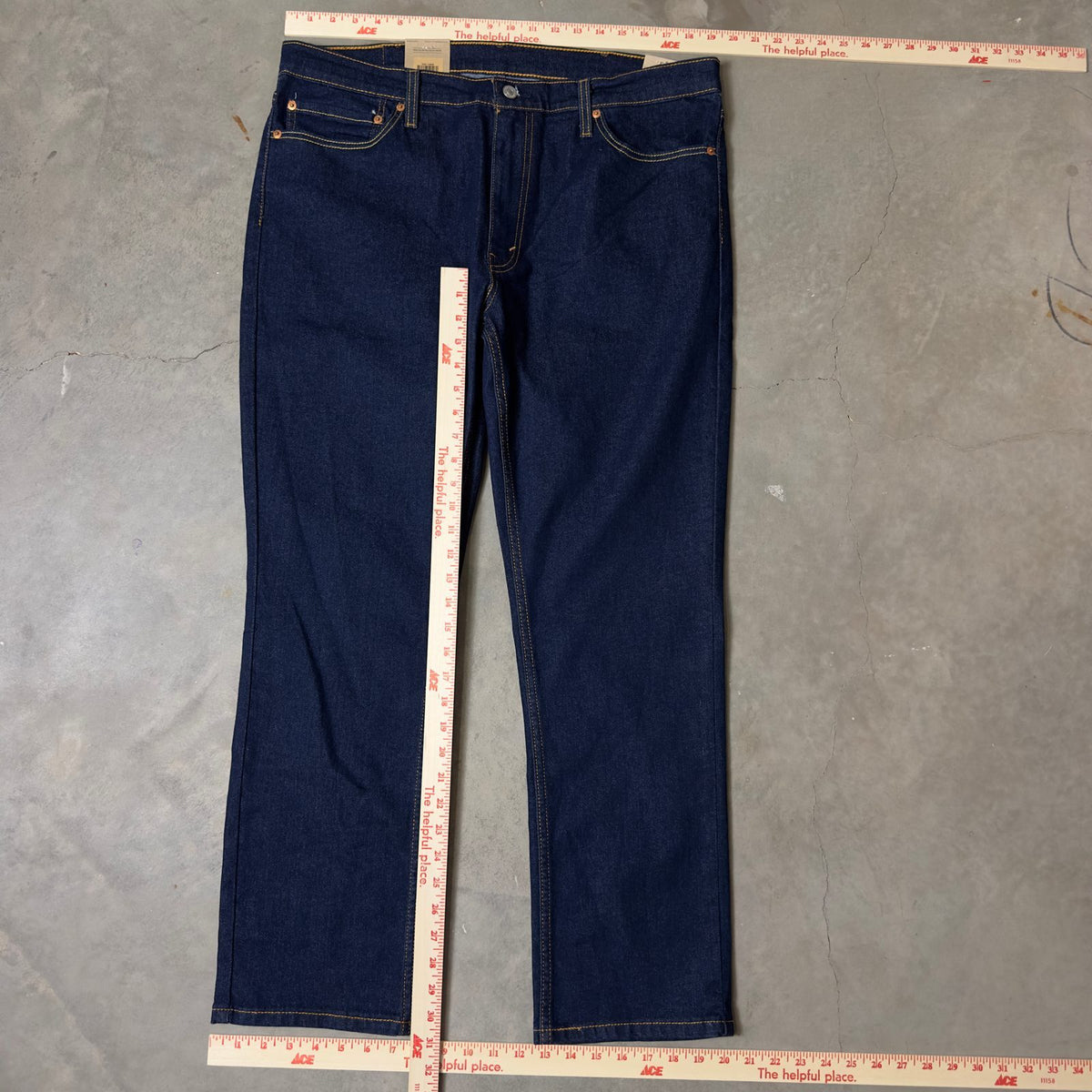 NWT Levi's 511 Slim Jeans Mens 38x30 Dark Indigo Stretch