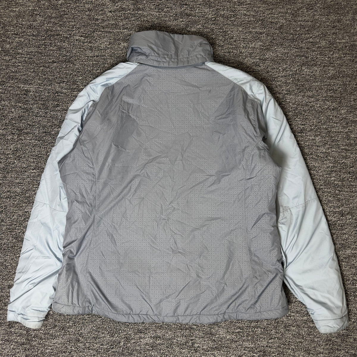 Columbia Jacket Womens XL Gray Light Blue Gorpcore