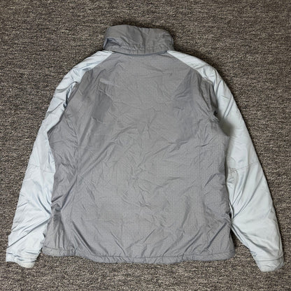 Columbia Jacket Womens XL Gray Light Blue Gorpcore