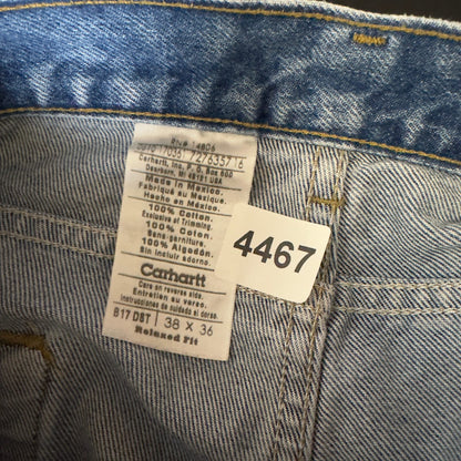 Carhartt Relaxed Fit Jeans Mens 38x36 Blue Workwear