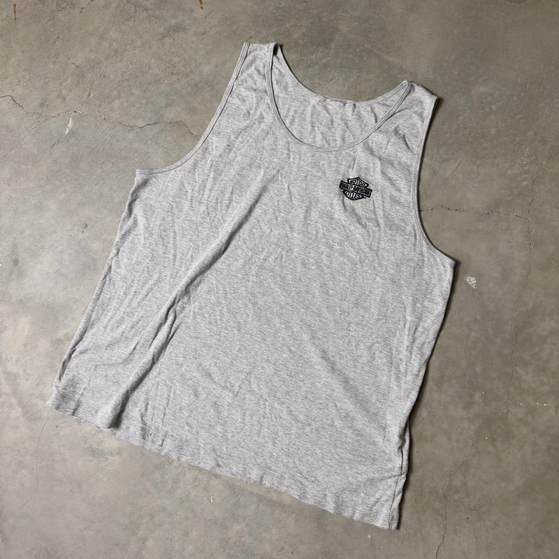 Vintage Harley-Davidson Tank Top Mens XL Gray Biker Logo