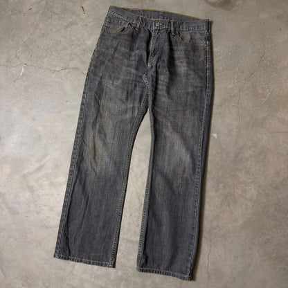 Levi's 514 Straight Jeans Mens 32x30 Faded Charcoal Gray