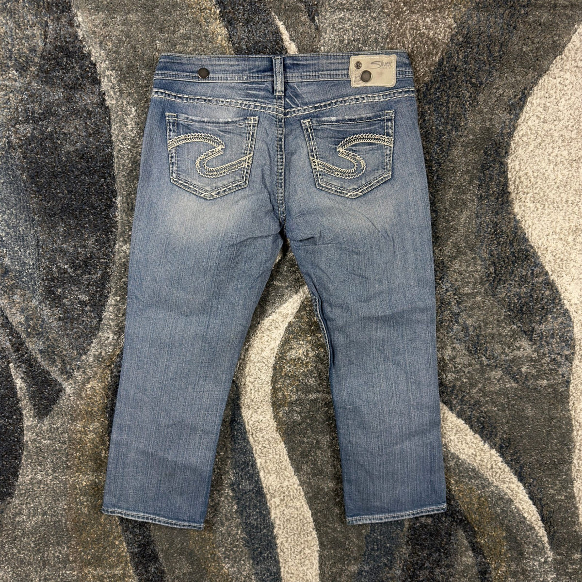 Silver Jeans Co Capri Jeans Womens W29 Medium Wash Western