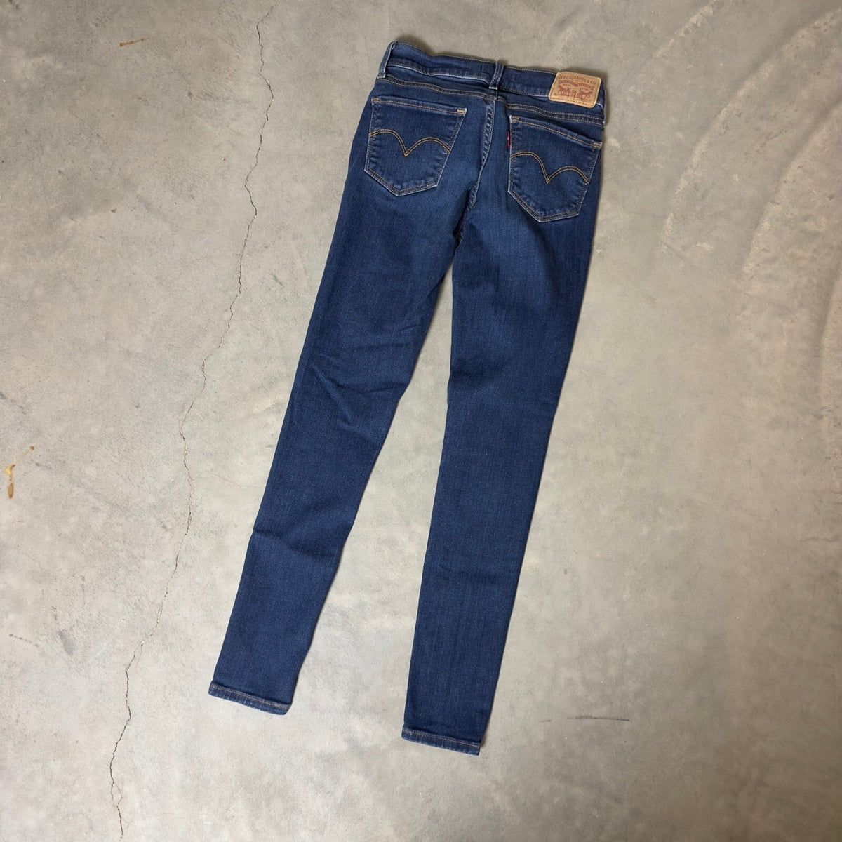 Levi's 710 Super Skinny Jeans Womens 25 Dark Wash Stretch