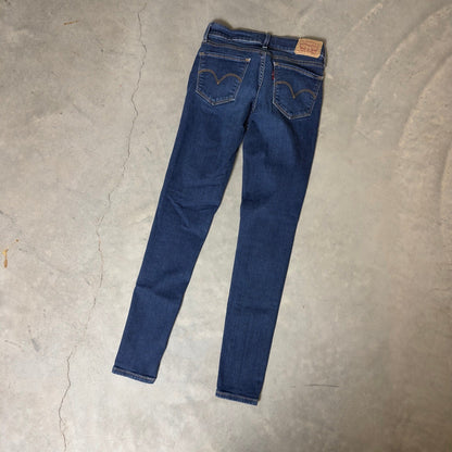 Levi's 710 Super Skinny Jeans Womens 25 Dark Wash Stretch