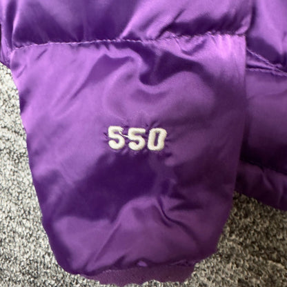 The North Face 550 Down Puffer Jacket Womens XS Purple
