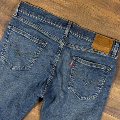 Levis Premium 502 Taper Jeans Mens W34 L30 Medium Wash Blue