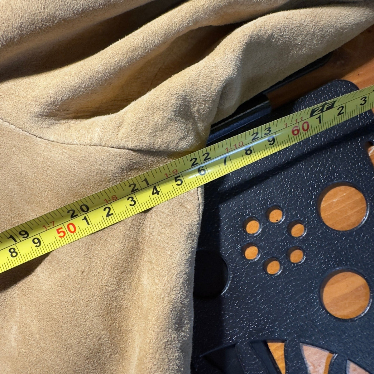 Coldwater Creek Suede Leather Moto Jacket Womens L Tan Western Boho Minimalist